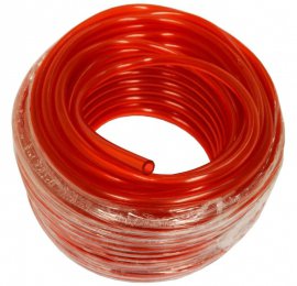 Tuyau PVC rouge lavage acide 6,3x1,6mm rouleau 30m adaptable GM