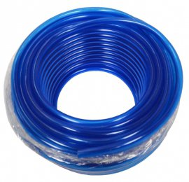 Tuyau PVC bleu lavage alcalin 6,3x1,6mm rouleau 30m adaptable GM